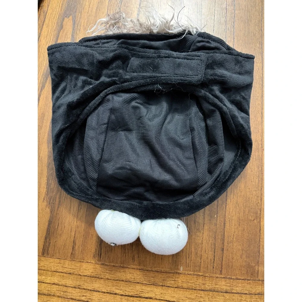 Frisco Spider Dog Costume XXL Gray Black Faux Fur Halloween 2pc Set 215574
